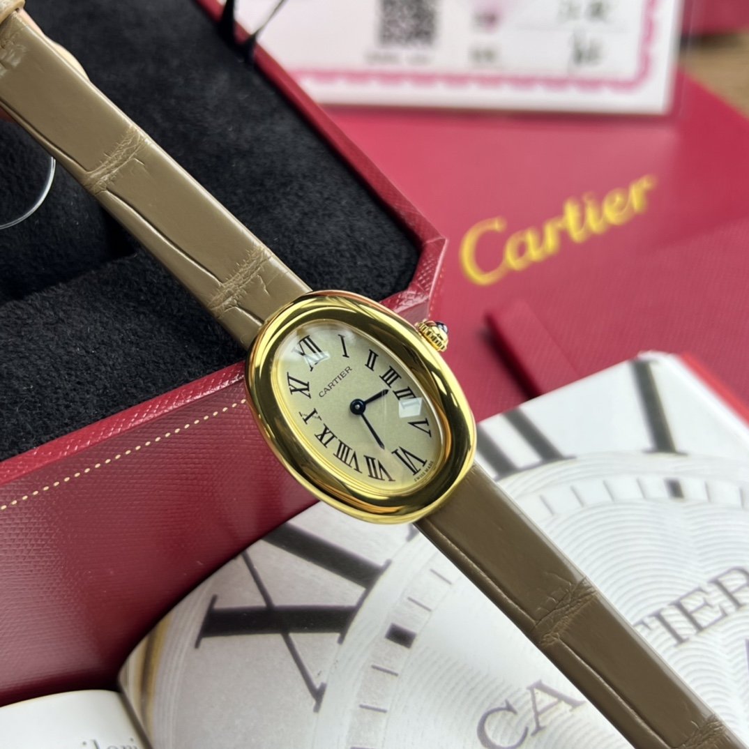 Cartier Baignoire Replica: AAA+ Super Clone Uhren mit Schweizer Uhrwerk 1101495007