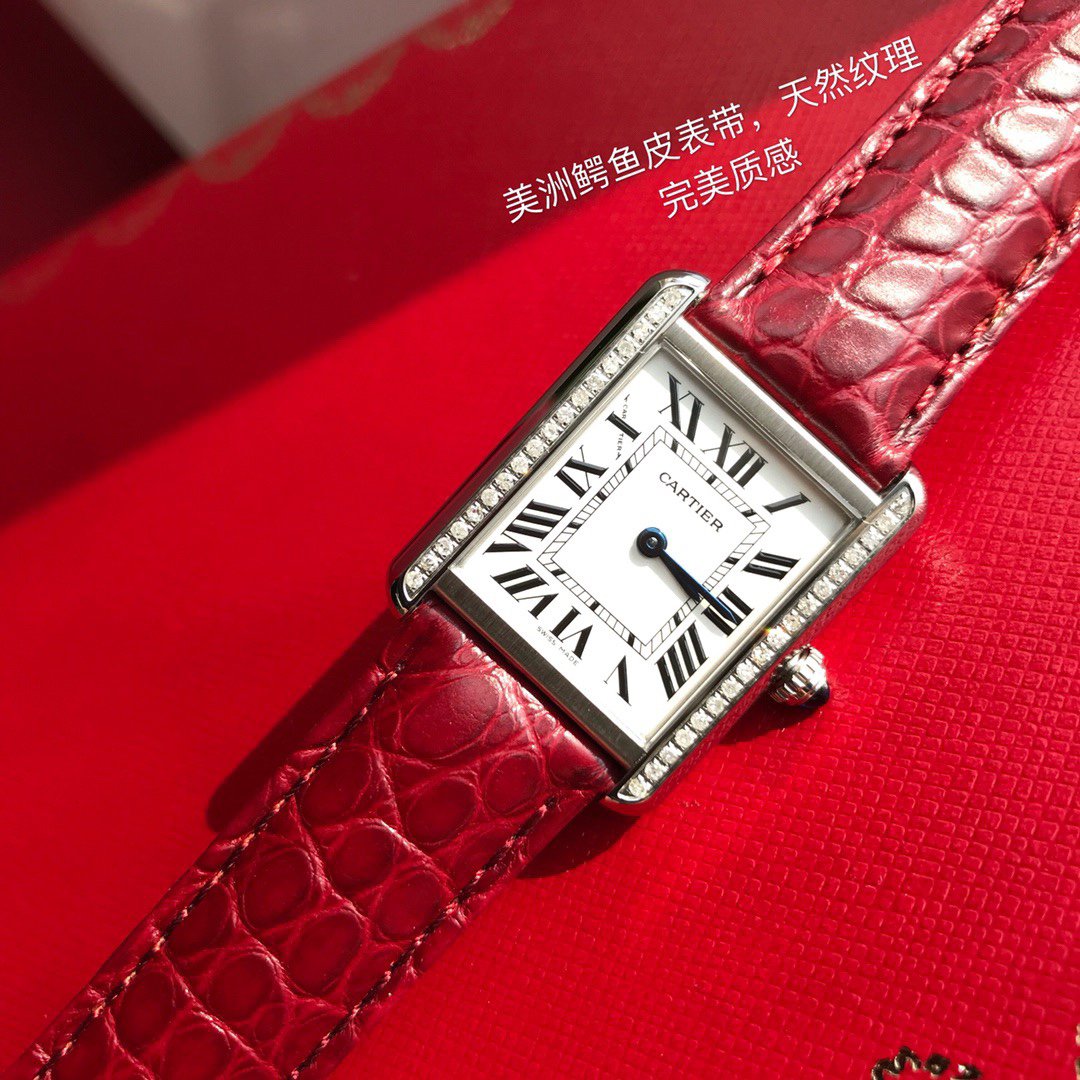 Cartier Tank AAA+ Replica: Luxus Super Clone mit Schweizer Uhrwerk 1100105346 - View 1